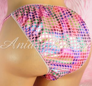 Ania's Poison Spandex Super stretch Sparkle Dancer String bikini sissy mens panties